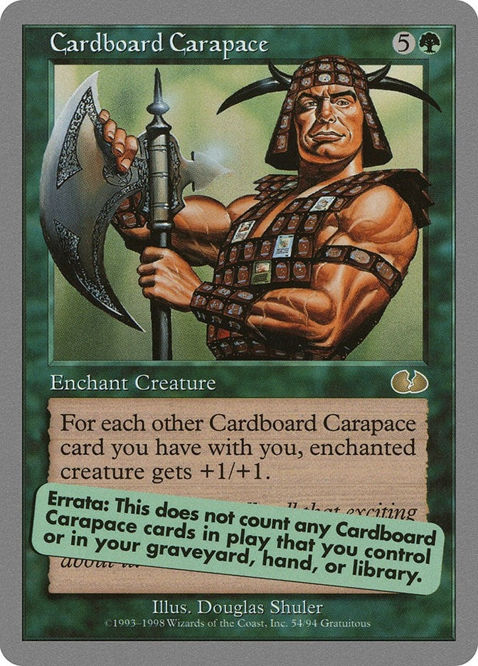 Image for Cardboard Carapace (54) - Magic: The Gathering