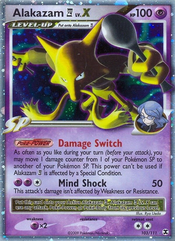 Alakazam E4 Lv.X (103/111)