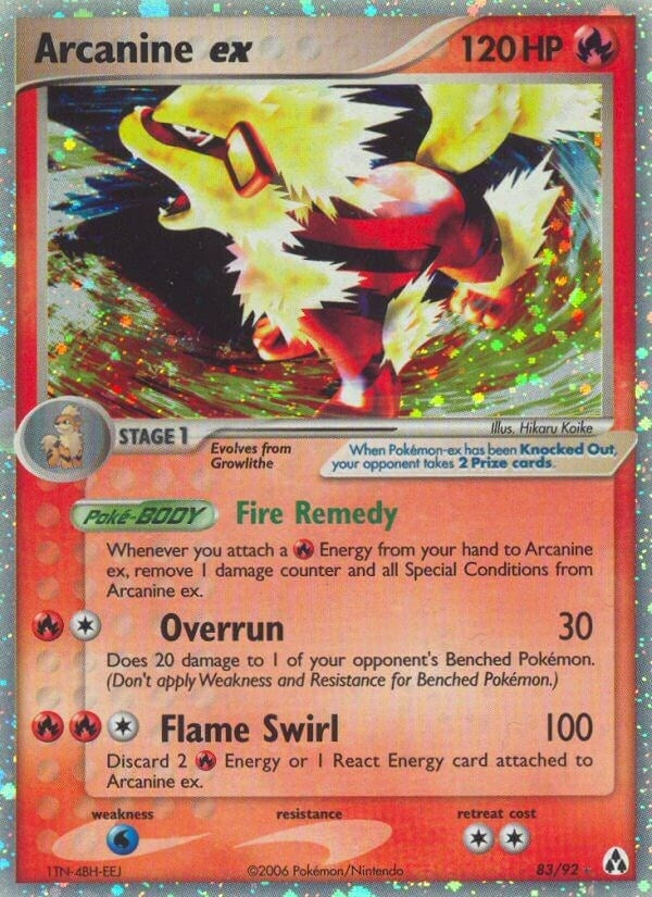 Arcanine ex (83/92)