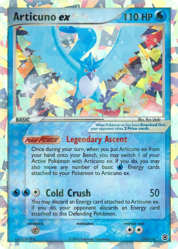 Image for Articuno ex (114/112) - Pokemon