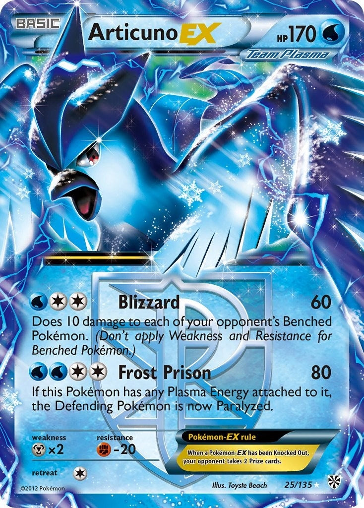 Image for Articuno EX (Team Plasma) (25/135) - Pokemon