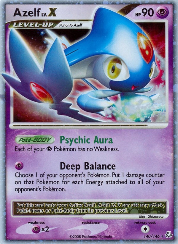 Image for Azelf LV.X (140/146) - Pokemon