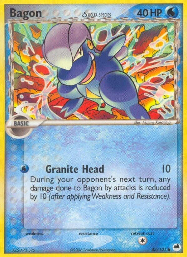 Image for Bagon (Delta Species) (43/101) - Pokemon