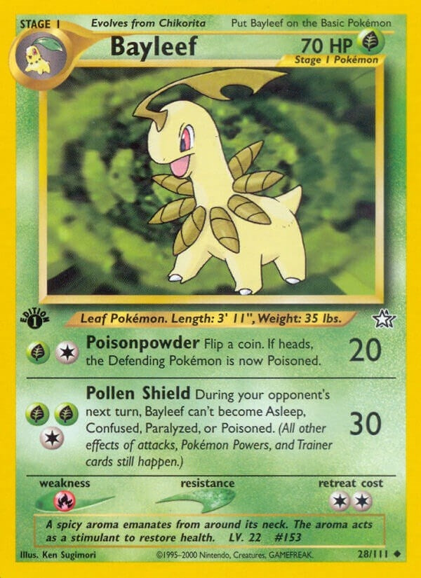 Image for Bayleef (28) (028/111) - Pokemon