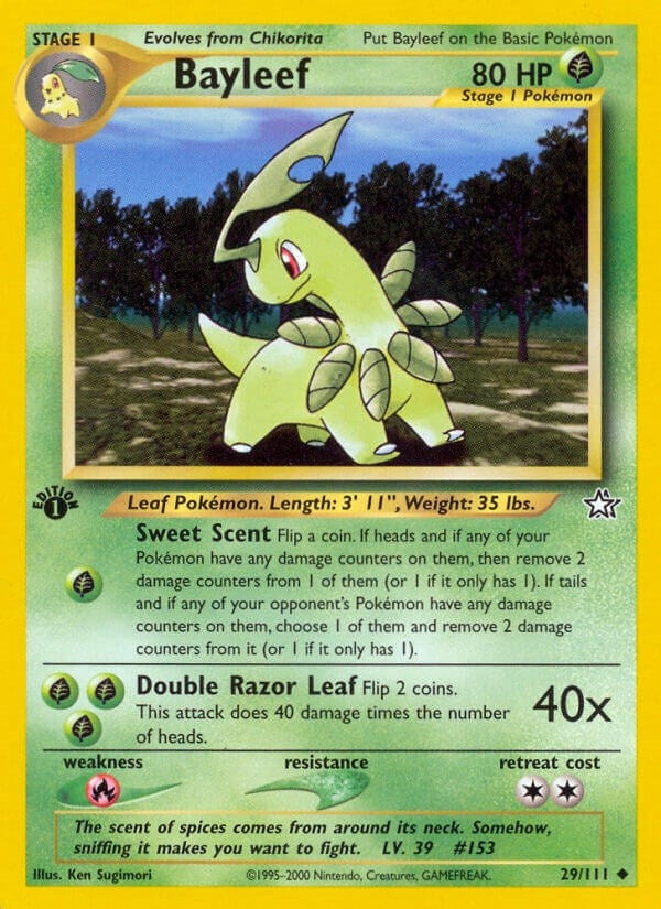 Image for Bayleef (29) (029/111) - Pokemon
