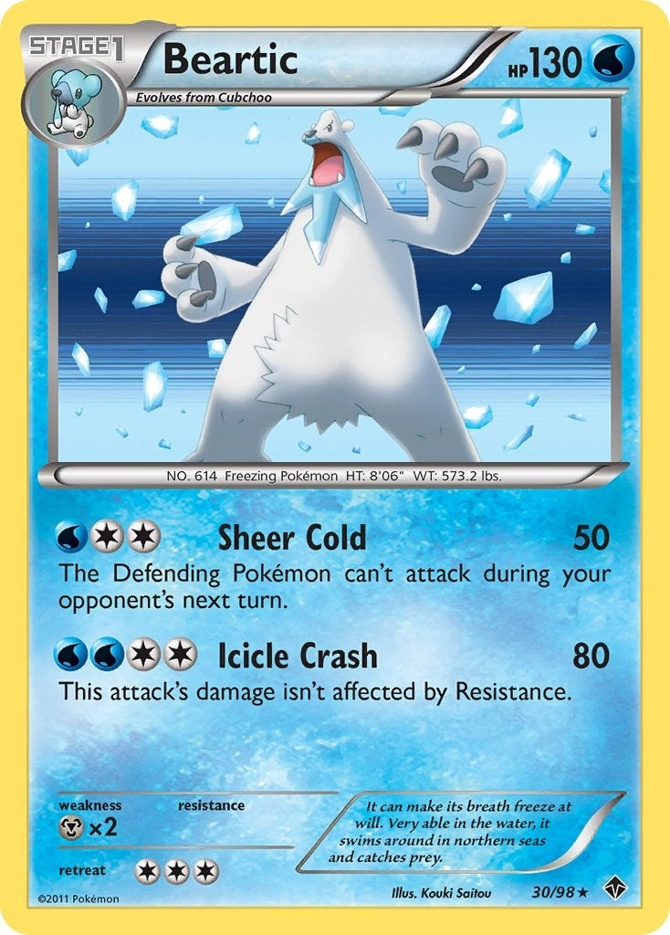 Image for Beartic (30) (30/98) - Pokemon