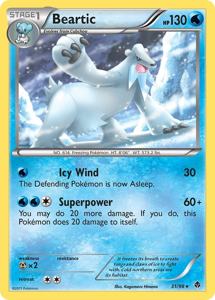Image for Beartic (31) (31/98) - Pokemon