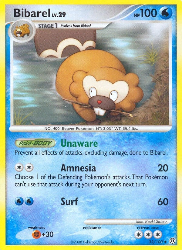 Image for Bibarel (32/100) - Pokemon
