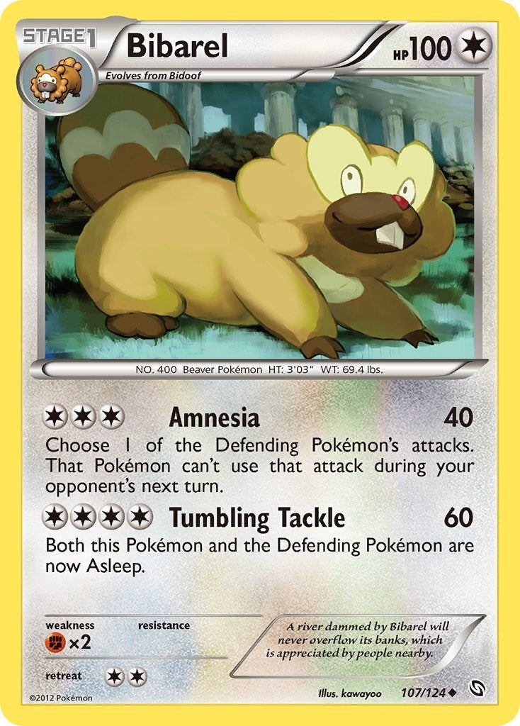 Image for Bibarel (107/124) - Pokemon