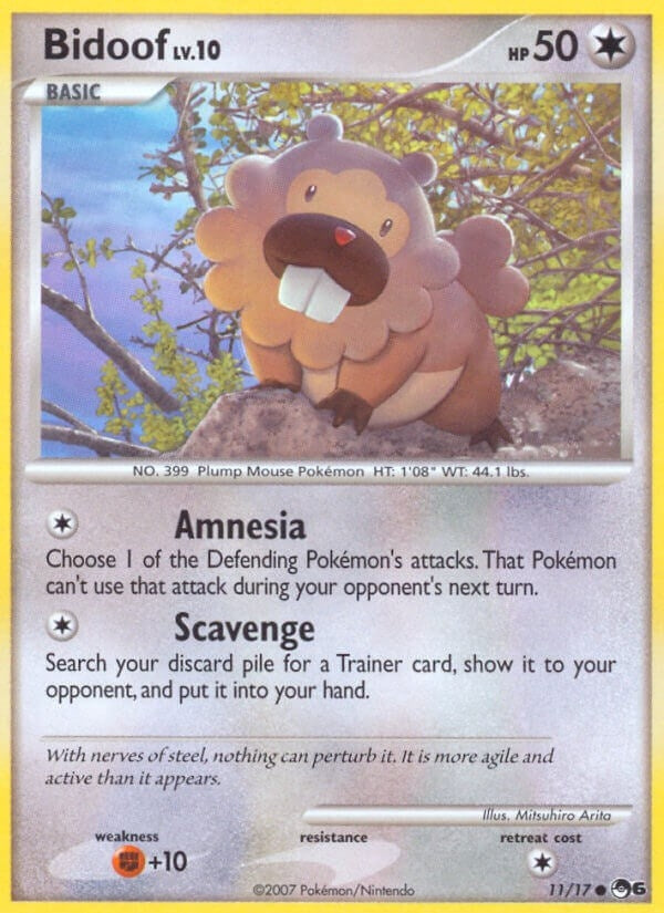 Image for Bidoof (011/017) - Pokemon