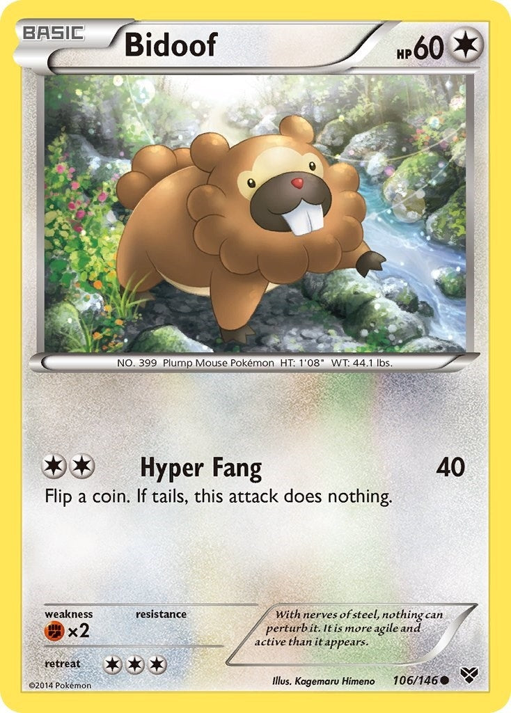Image for Bidoof (106/146) - Pokemon