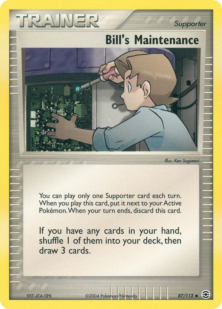 Image for Bill's Maintenance (87/112) - Pokemon