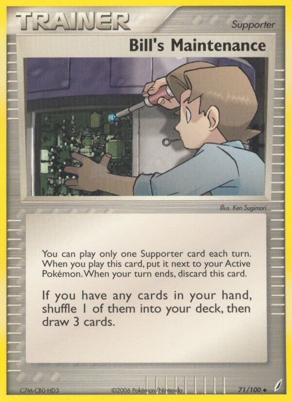 Image for Bill's Maintenance (71/100) - Pokemon