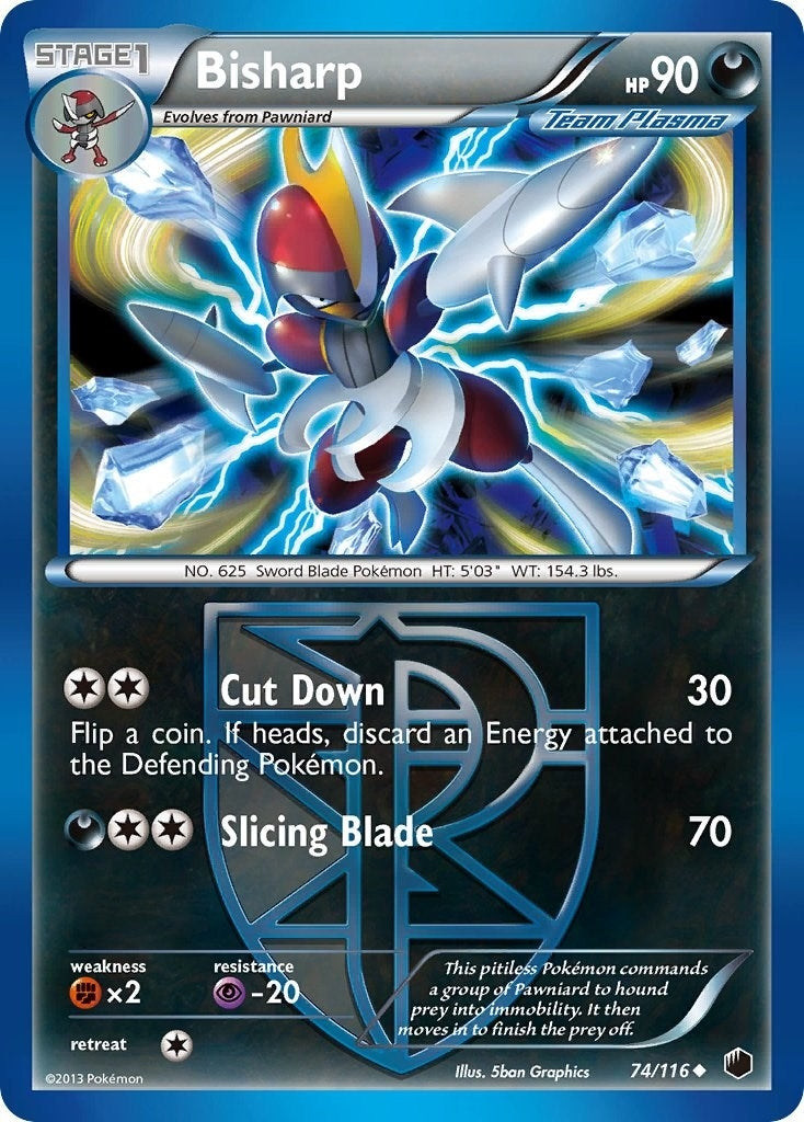 Image for Bisharp (Team Plasma) (74) (74/116) - Pokemon