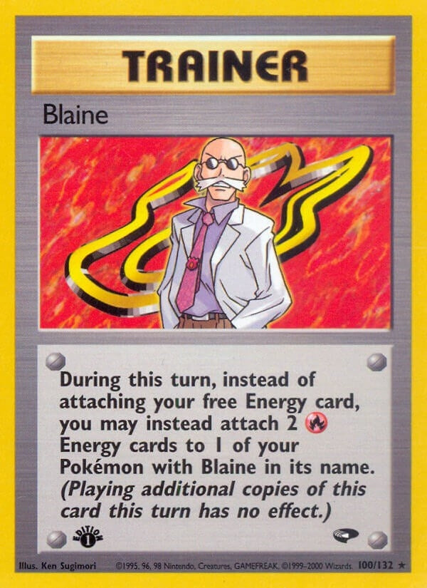 Image for Blaine (100) (100/132) - Pokemon