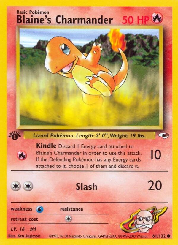 Image for Blaine's Charmander (061/132) - Pokemon