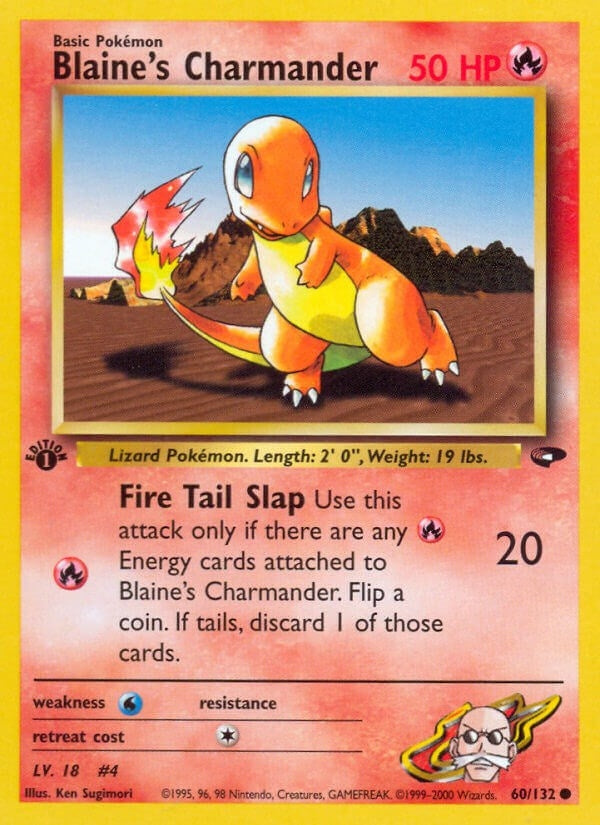 Image for Blaine's Charmander (060/132) - Pokemon