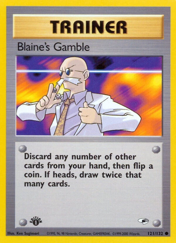 Image for Blaine's Gamble (121/132) - Pokemon