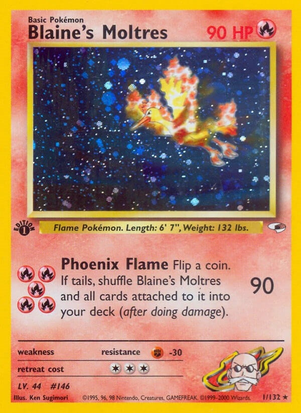 Image for Blaine's Moltres (001/132) - Pokemon