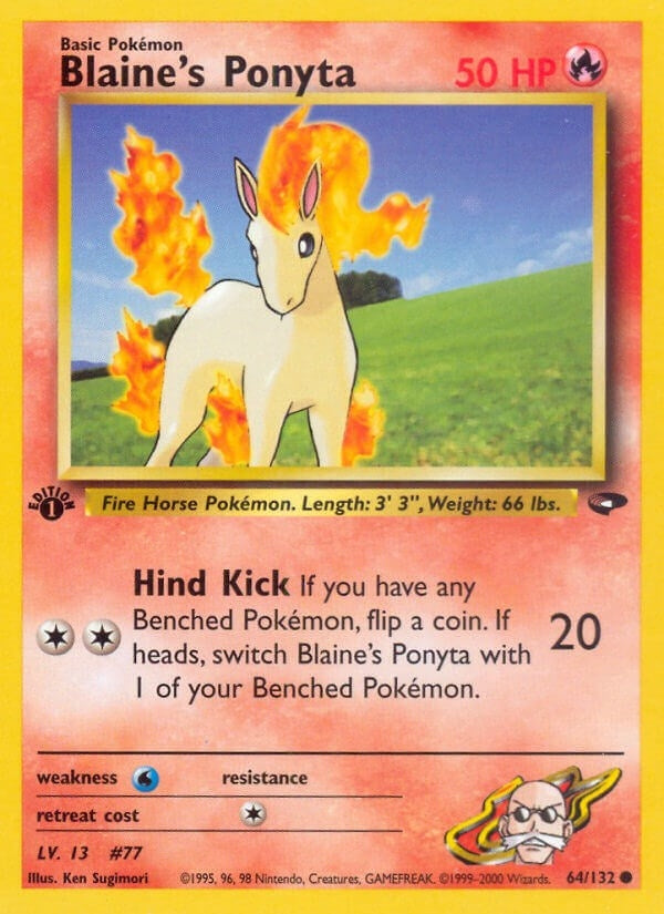 Image for Blaine's Ponyta (064/132) - Pokemon