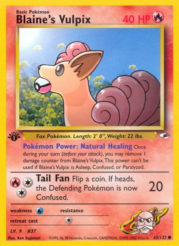 Image for Blaine's Vulpix (065/132) - Pokemon