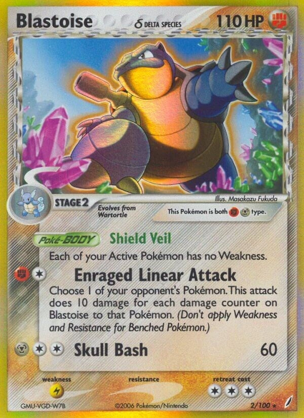 Image for Blastoise (Delta Species) (2/100) - Pokemon