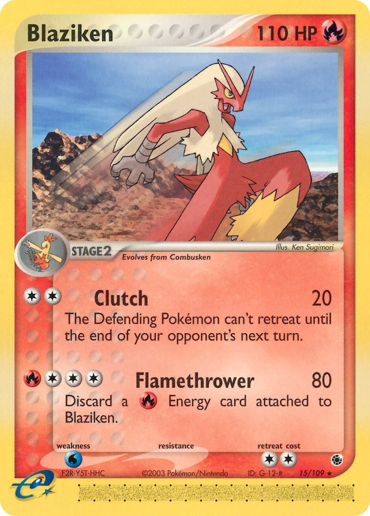 Image for Blaziken (15/109) - Pokemon