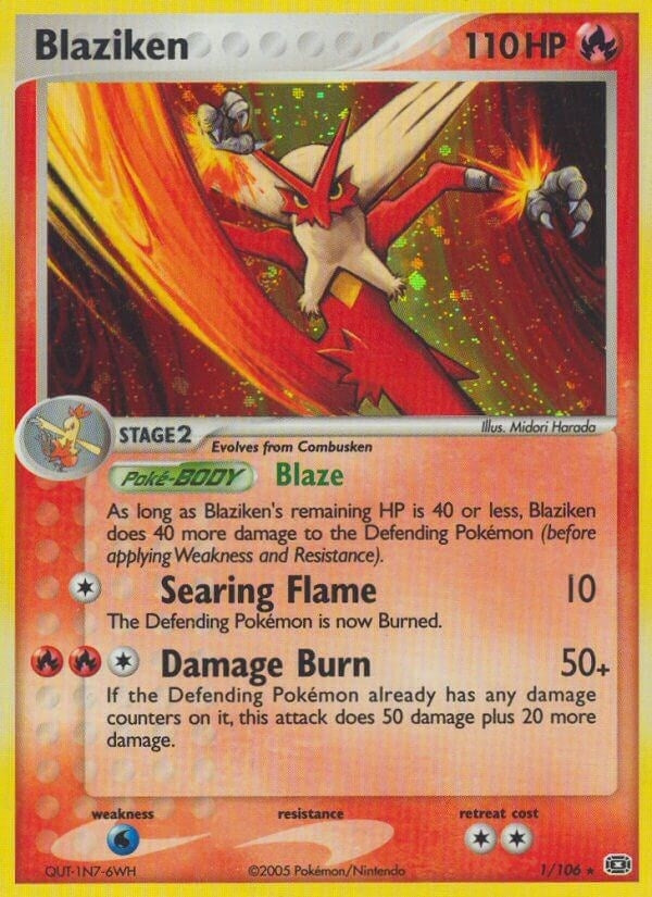 Image for Blaziken (1/106) - Pokemon