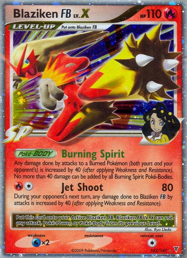 Image for Blaziken FB Lv.X (142) - Pokemon