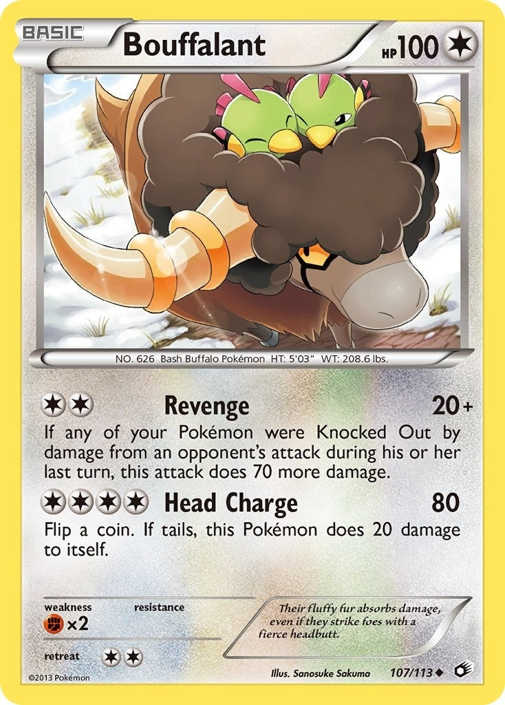 Image for Bouffalant (107/113) - Pokemon