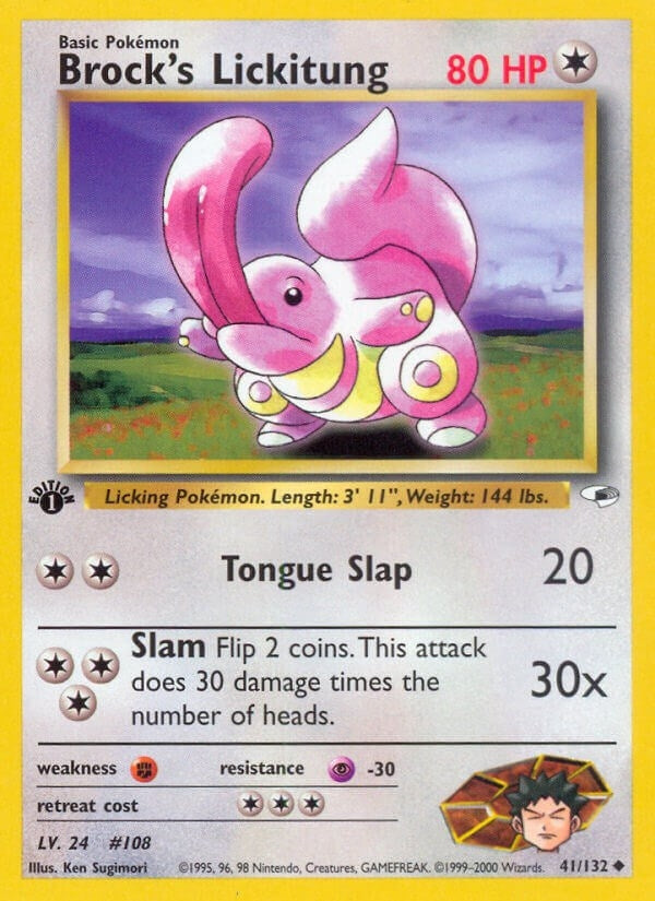 Image for Brock's Lickitung (041/132) - Pokemon