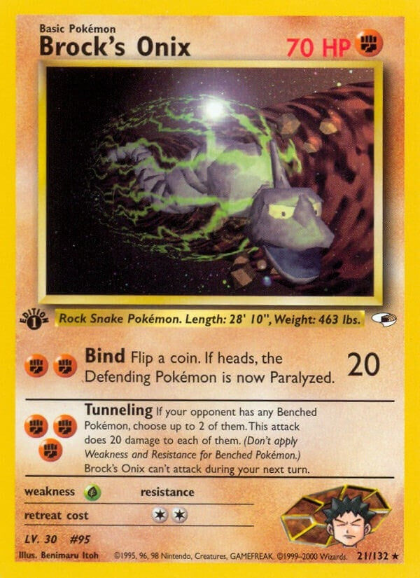 Image for Brock's Onix (21) (021/132) - Pokemon