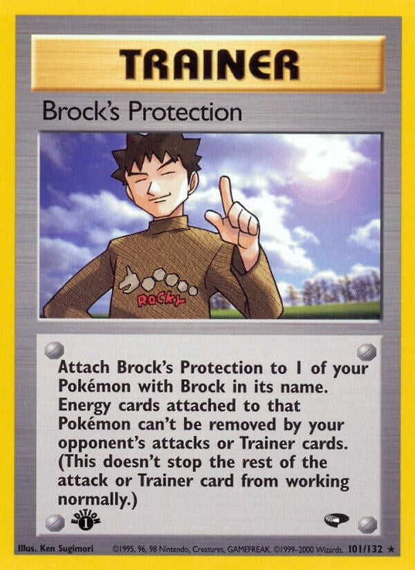 Image for Brock's Protection (101/132) - Pokemon