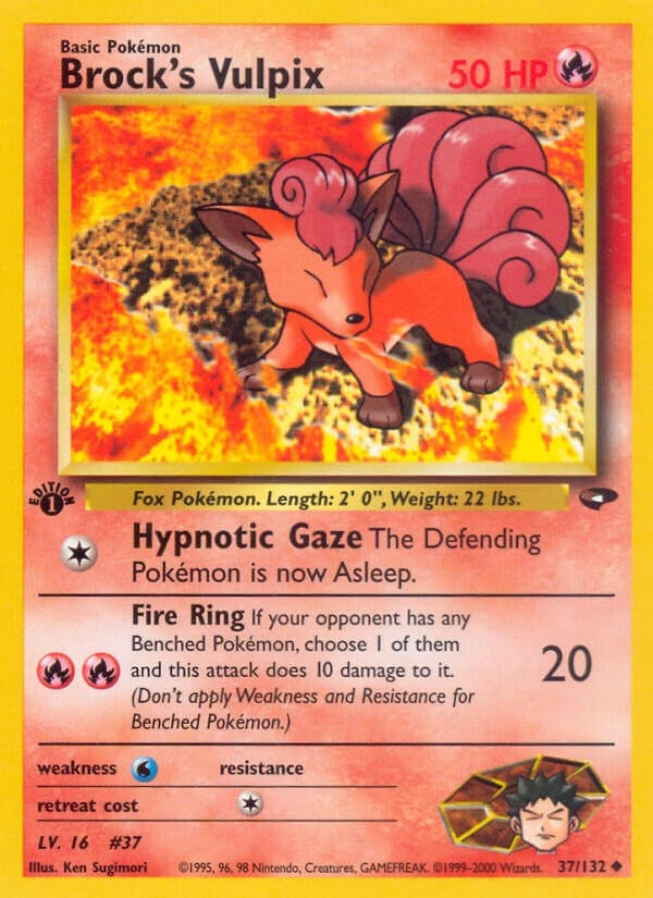 Image for Brock's Vulpix (037/132) - Pokemon