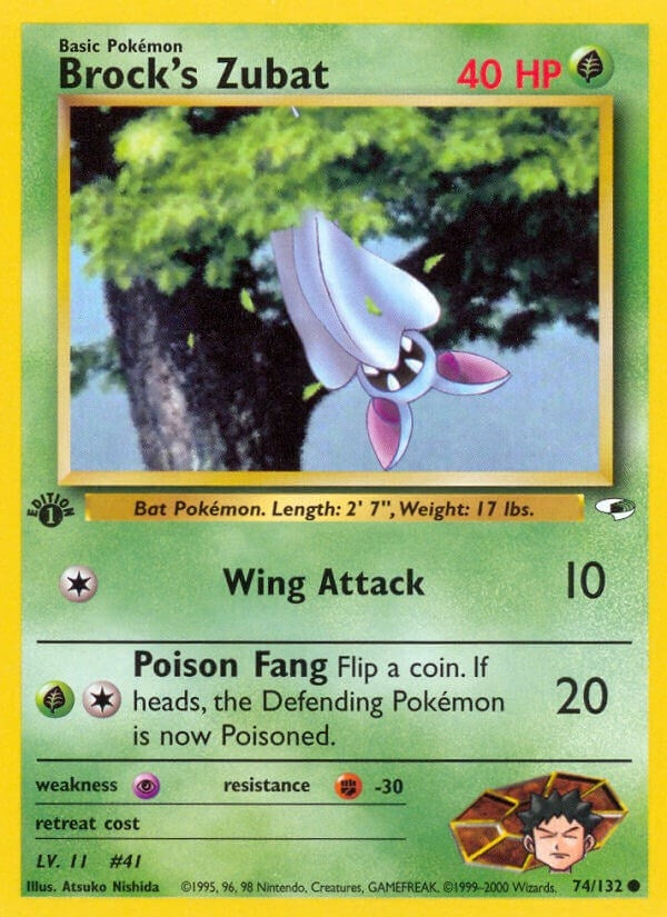 Image for Brock's Zubat (74) (074/132) - Pokemon