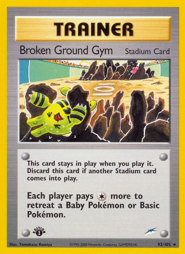 Image for Broken Ground Gym (092/105) - Pokemon