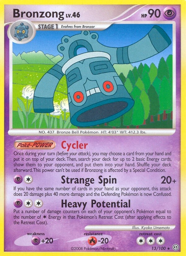 Image for Bronzong (13/100) - Pokemon