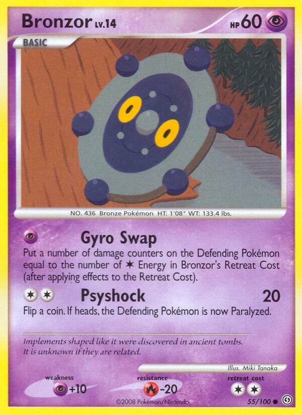 Image for Bronzor (55/100) - Pokemon