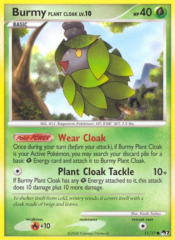 Image for Burmy Plant Cloak (011/017) - Pokemon