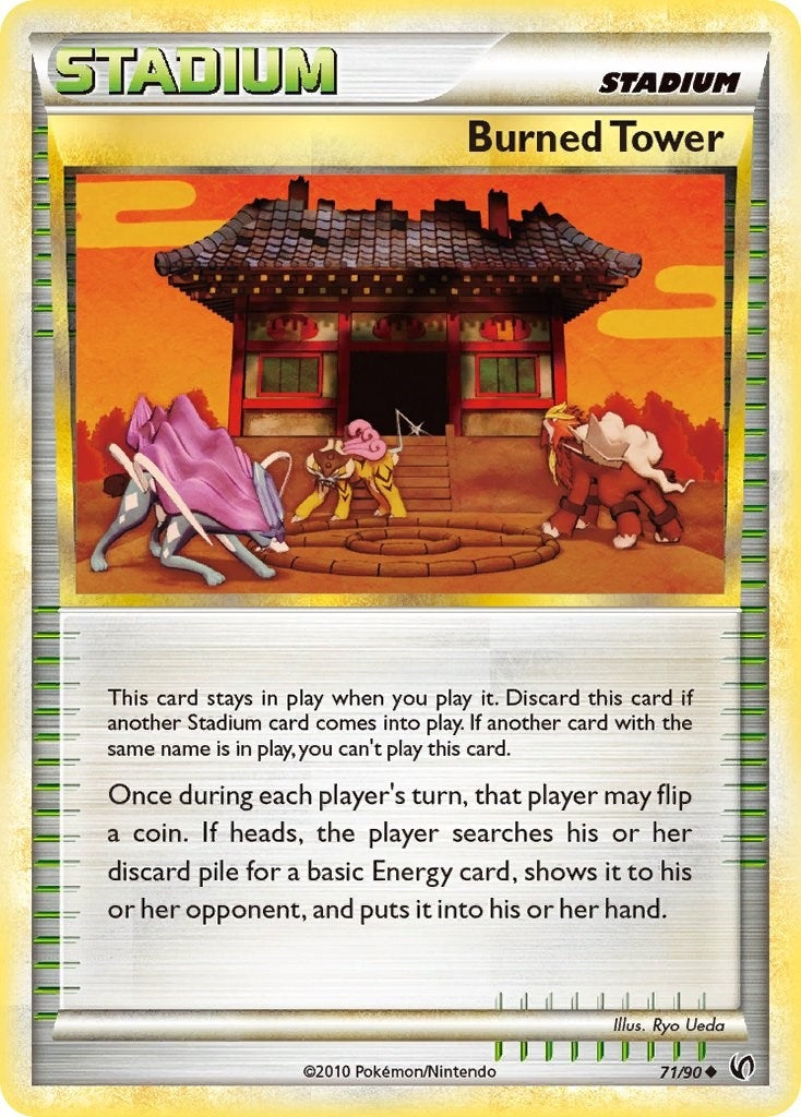 Image for Burned Tower (71/90) - Pokemon