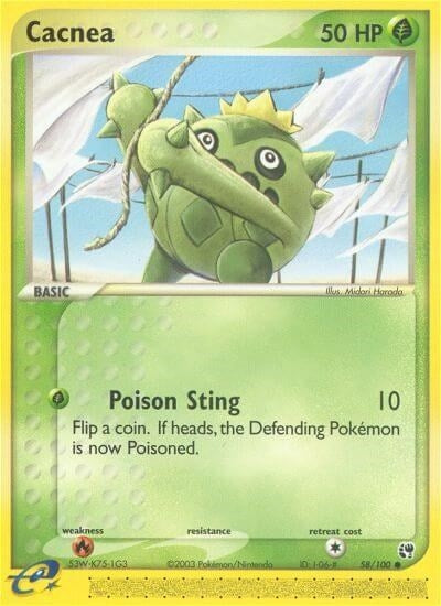 Image for Cacnea (58/100) - Pokemon