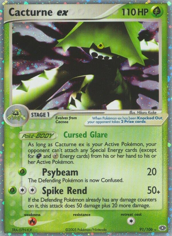 Image for Cacturne ex (91/106) - Pokemon