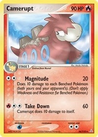 Image for Camerupt (36/110) - Pokemon