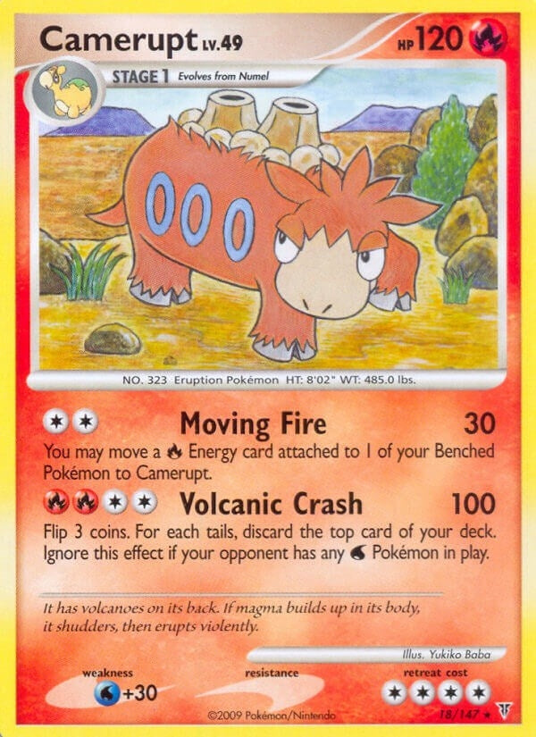 Image for Camerupt (18) - Pokemon