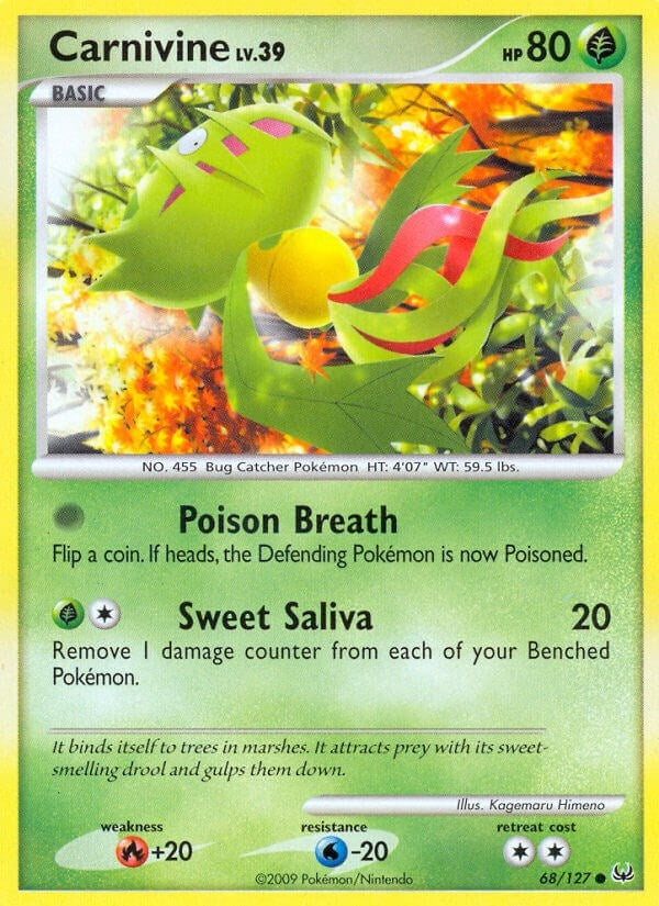 Image for Carnivine (68) (68/127) - Pokemon