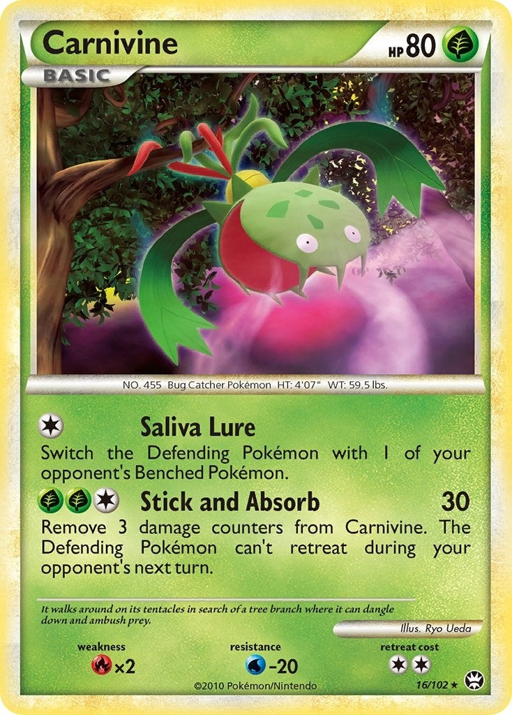 Image for Carnivine (16/102) - Pokemon
