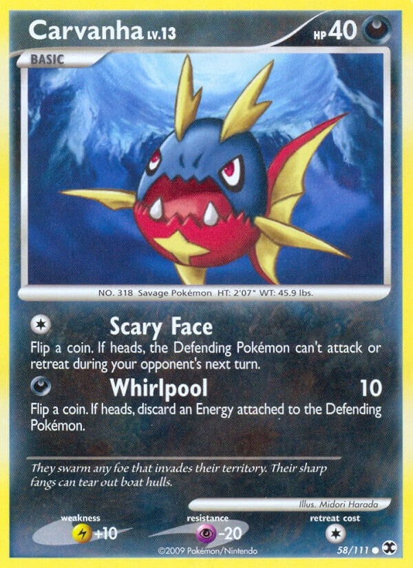 Image for Carvanha (58/111) - Pokemon