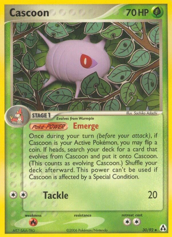 Image for Cascoon (30/92) - Pokemon