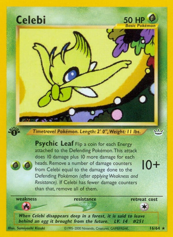 Image for Celebi (16) (16/64) - Pokemon
