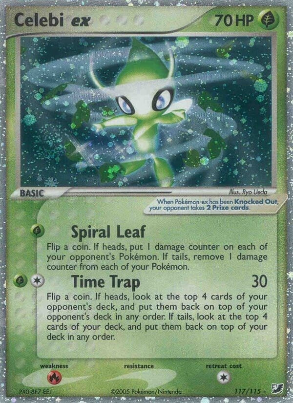 Image for Celebi ex (117/115) - Pokemon